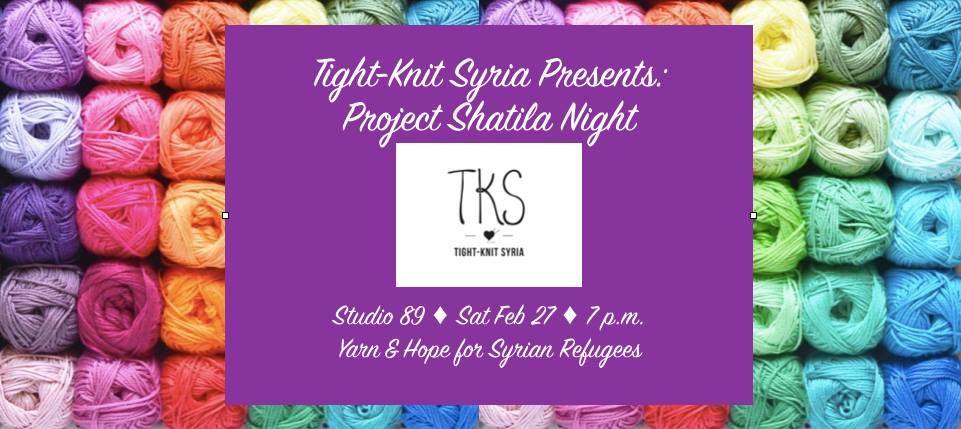 Tight Knit Syria project Shatila Syrian refugee charity organization social justice