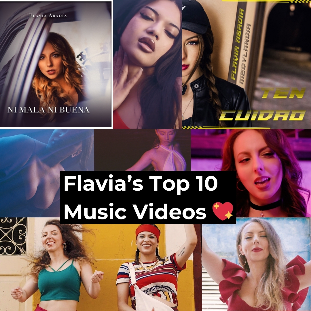 Flavia Abadia Latin Artist Singer DJ No Samples One Stop Flavia Videos Top 10 Music Videos Your Girl Flav